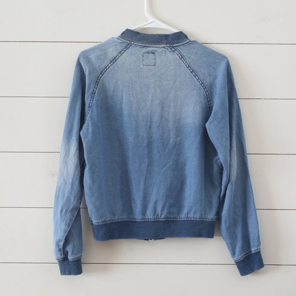 Gap Denim Bomber Jacket - Picture 4 of 5